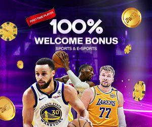First-time Players 100% Welcome Bonus SPORTS & E-SPORTS